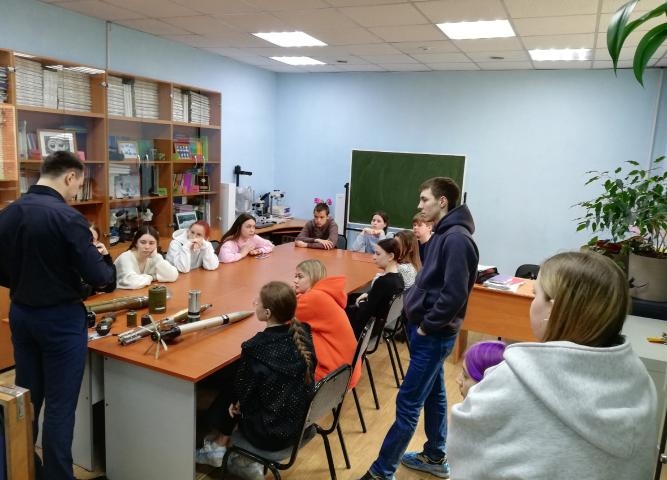 Экскурсия студентов в криминалистический центр