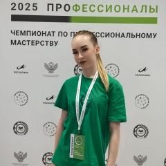 Студентка ИТК достойно выступила на чемпионате "Профессионалы" в Москве!