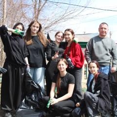 ЧИСТОТА НАЧИНАЕТСЯ С НАС: студенты ИТК вышли на общегородской субботник